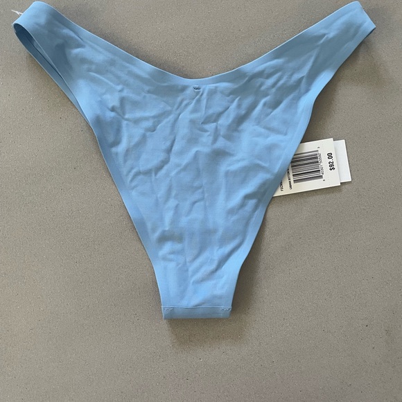 NWT L*Space Seamless Alana Top & Cabana Bottom M Light Blue - Picture 6 of 8